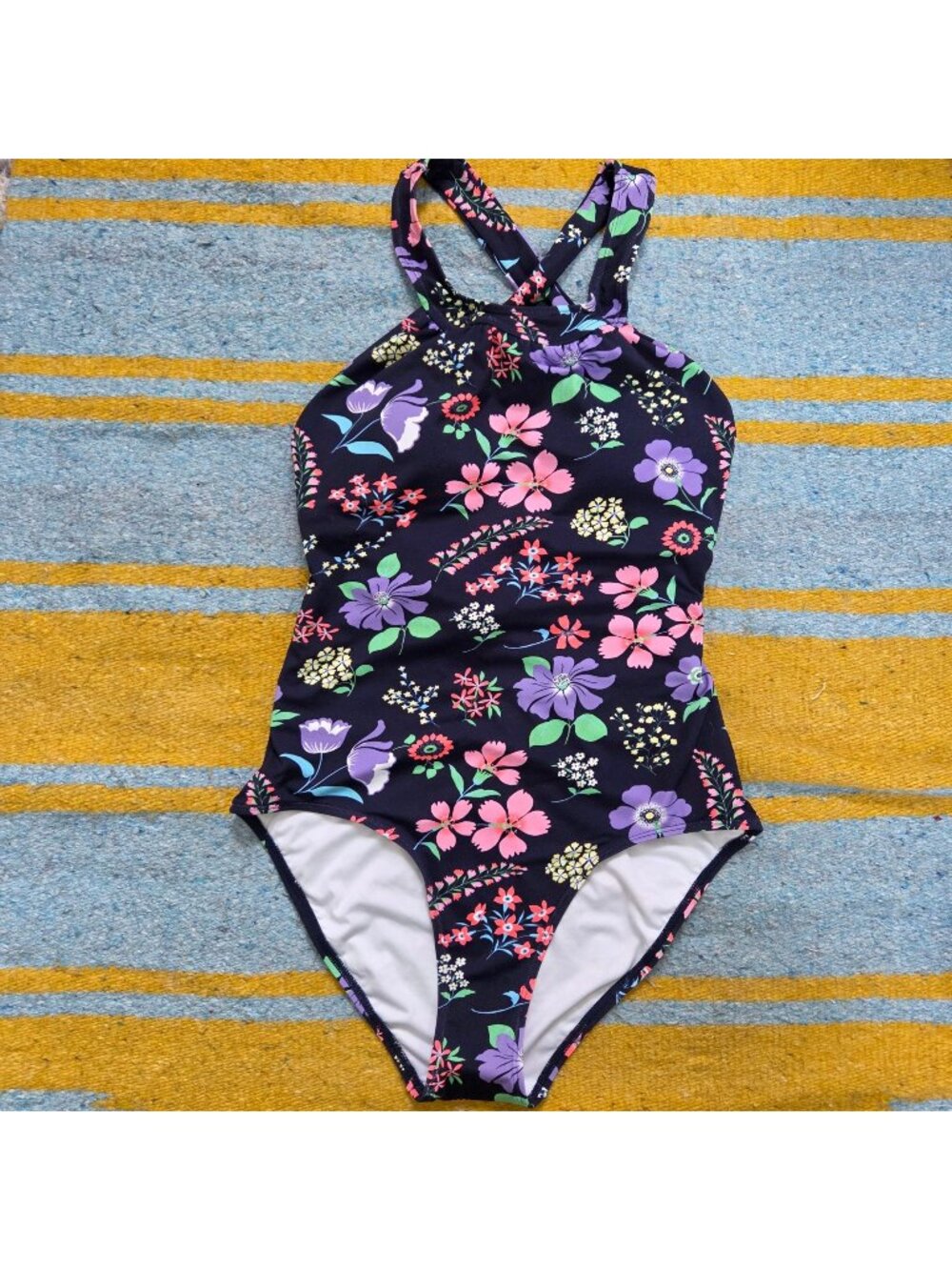 Beaufort Bonnet Company Women's One Piece Floral Swimsuit Size M
